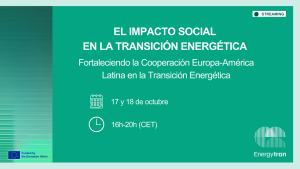 Evento OEI “Fortalecendo a Cooperação Europa-América na Transição Energética: o impacto social”